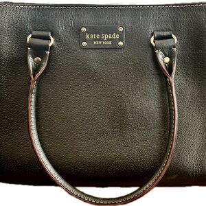 Kate Spade Black Leather Handbag in excellent condition